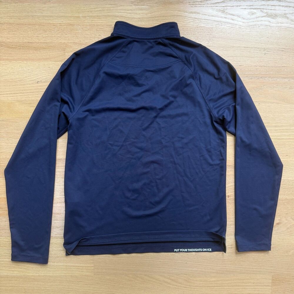 Rhone Navy Quarter Zip Pullover Mens S, Put Your Thoughts On Ice Golf Athlesiure